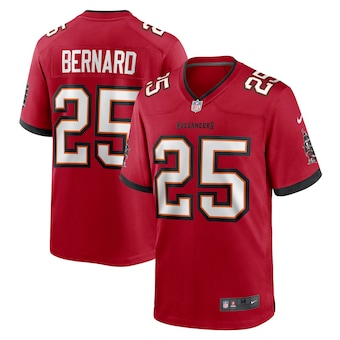 mens nike giovani bernard red tampa bay buccaneers game jers